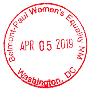 Belmont-Paul Women's Equality NM - Stamp