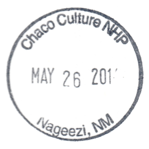 Chaco Culture NHP - Stamp