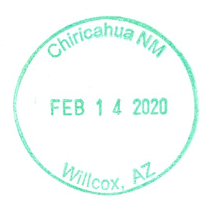 Chiricahua NM - Stamp