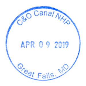 C&O Canal NHP - Stamp