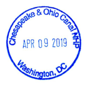 Chesapeake & Ohio Canal NHP - Stamp