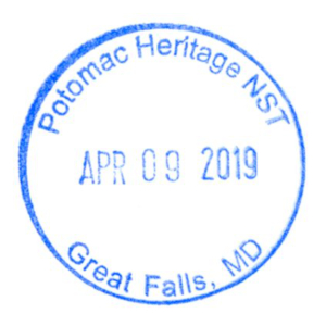 Potomac Heritage NST - Stamp