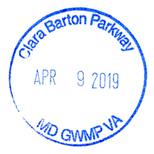 Clara Barton Parkway - Stamp