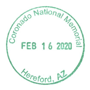 Coronado National Memorial - Stamp