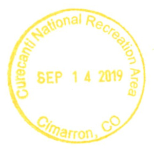 Curecanti National Recreation Area - Stamp