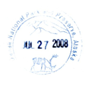 Denali National Park and Preserve, Alaska - Stamp