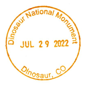 Dinosaur National Monument - Stamp