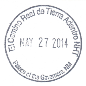 El Camino Real de Tierra Adentro NHT - Stamp