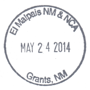El Malpais NM & NCA - Stamp