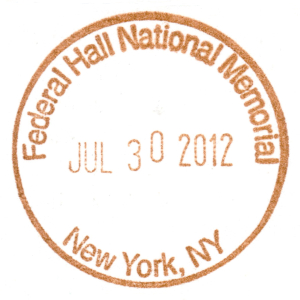 Federal Hall National Memorial - Stamp