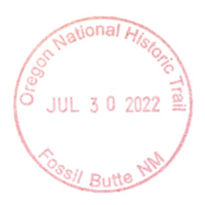 Oregon National Historic Trail - Stamp