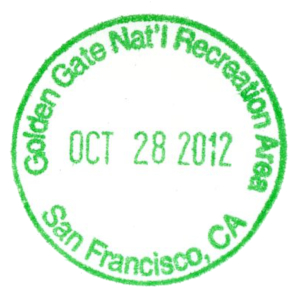 Golden Gate Nat'l Recreation Area - Stamp