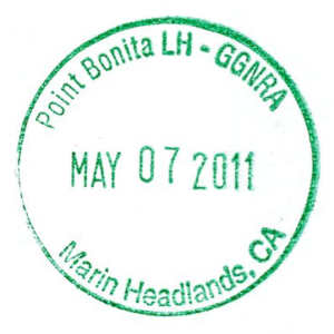 Point Bonita LH - GGNRA - Stamp