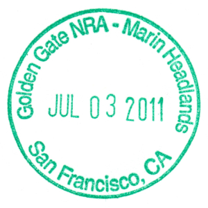 Golden Gate NRA - Marin Headlands - Stamp