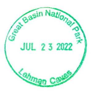 Great Basin National Park - Stamp