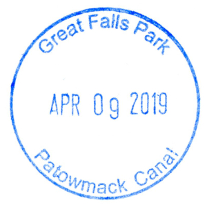 Great Falls Park - Stamp