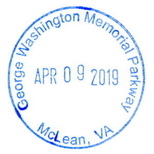 George Washington Memorial Parkway - Stamp