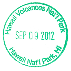 Hawaii Volcanoes Nat'l Park - Stamp
