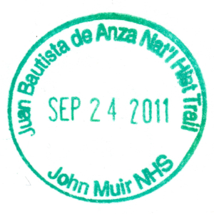 Juan Bautista de Anza Nat'l Hist Trail - Stamp
