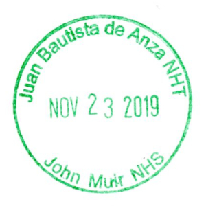 Juan Bautista de Anza NHT - Stamp