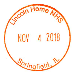 Lincoln Home NHS - Stamp