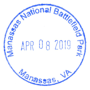 Manassas National Battlefield Park - Stamp