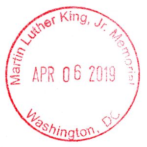 Martin Luther King, Jr. Memorial - Stamp