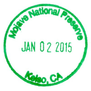 Mojave National Preserve - Stamp