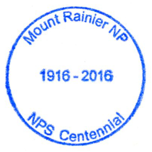 Mount Ranier NP - Stamp