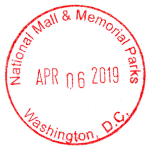 National Mall & Memorial Parks - Stamp