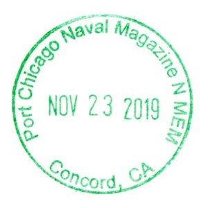 Port Chicago Naval Magazine N MEM - Stamp