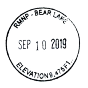 RMNP - BEAR LAKE - Stamp