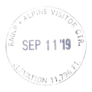 RMNP - ALPINE VISITOR CTR. - Stamp