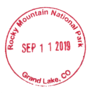 Rocky Mountain National Park - Stamp