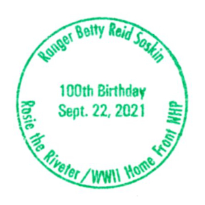 Ranger Betty Reid Soskin - Stamp