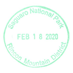 Saguaro National Park - Stamp