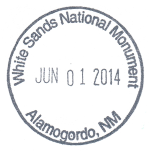 White Sands National Monument - Stamp