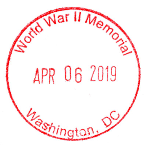 World War II Memorial - Stamp